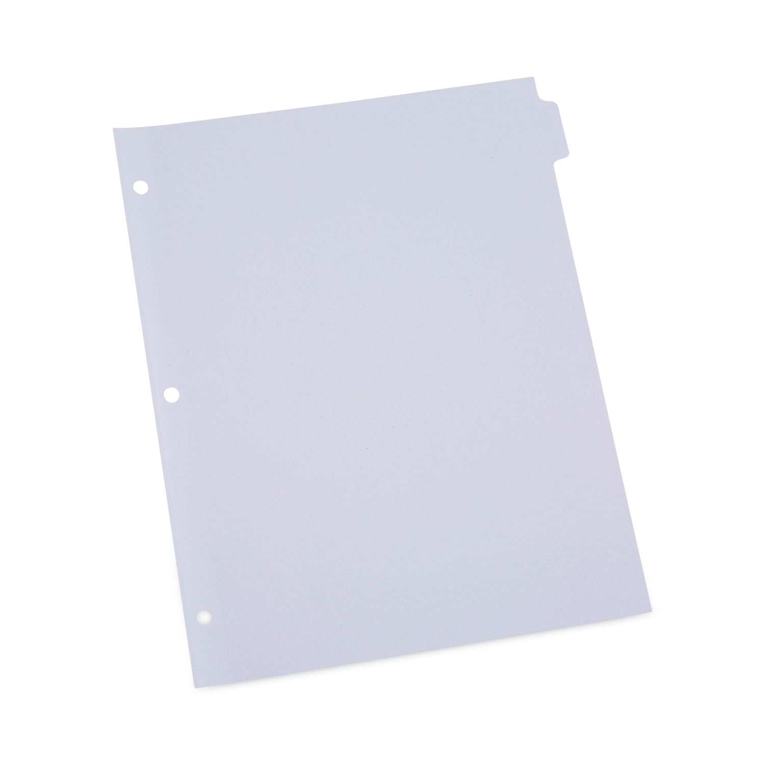 Self-Tab Index Dividers, 8-Tab, 11 x 8.5, White, 24 Sets - 1