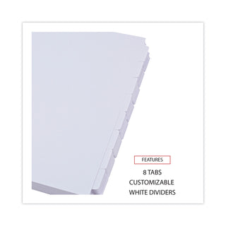 Self-Tab Index Dividers, 8-Tab, 11 x 8.5, White, 24 Sets - 3