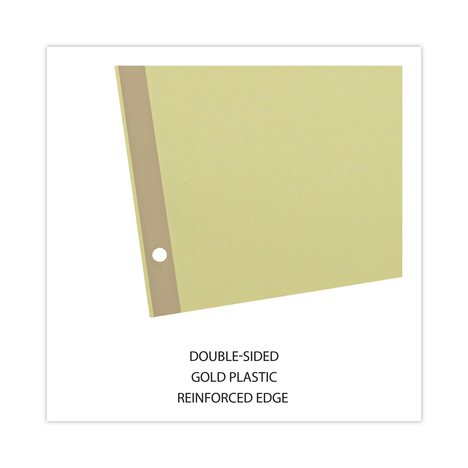 Deluxe Extended Insertable Tab Indexes, 5-Tab, 11 x 8.5, Buff, Assorted tabs, 24 Sets - 