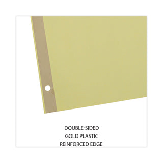 Deluxe Extended Insertable Tab Indexes, 5-Tab, 11 x 8.5, Buff, Clear Tabs, 24 Sets - 