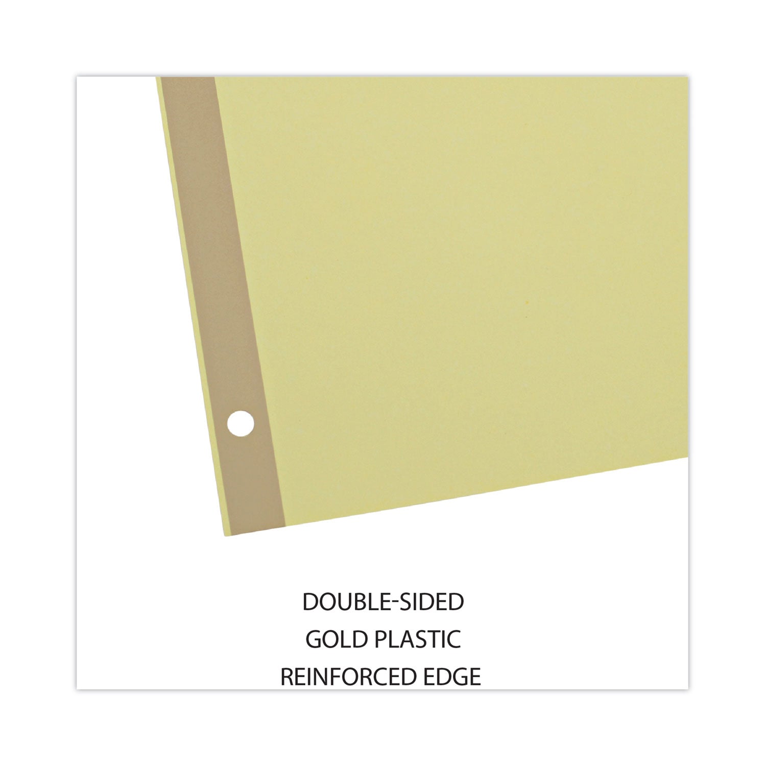 Deluxe Extended Insertable Tab Indexes, 8-Tab, 11 x 8.5, Buff, Assorted Tabs, 24 Sets - 