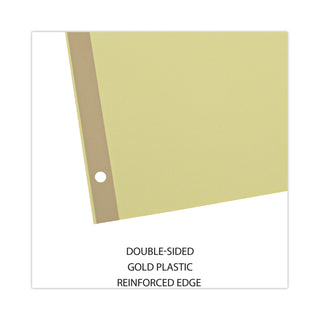 Deluxe Extended Insertable Tab Indexes, 8-Tab, 11 x 8.5, Buff, Assorted Tabs, 24 Sets - 