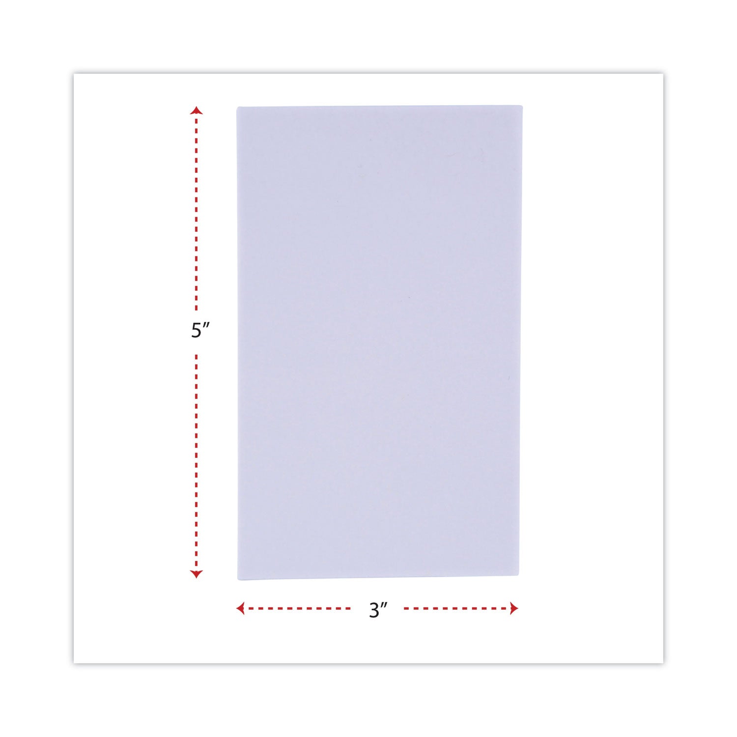Scratch Pad Value Pack, Unruled, 3 x 5, White, 100 Sheets, 180/Carton - 