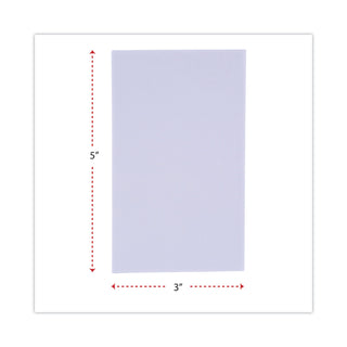 Scratch Pad Value Pack, Unruled, 3 x 5, White, 100 Sheets, 180/Carton - 