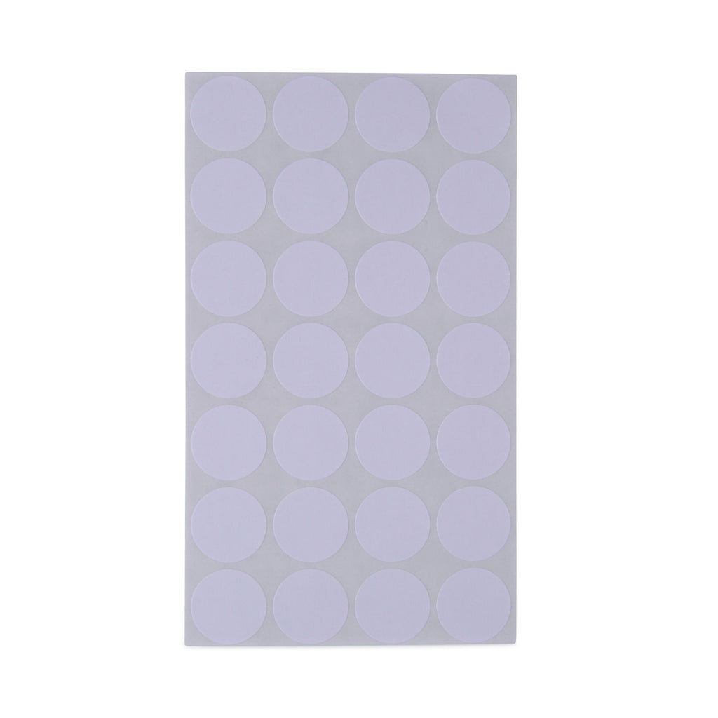 Self-Adhesive Removable Color-Coding Labels, 0.75" dia, White, 28/Sheet, 36 Sheets/Pack