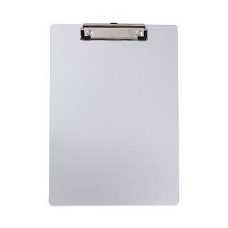 aluminum-clipboard-with-low-profile-clip-05-clip-capacity-holds-85-x-11-sheets-aluminum_unv40301 - 1