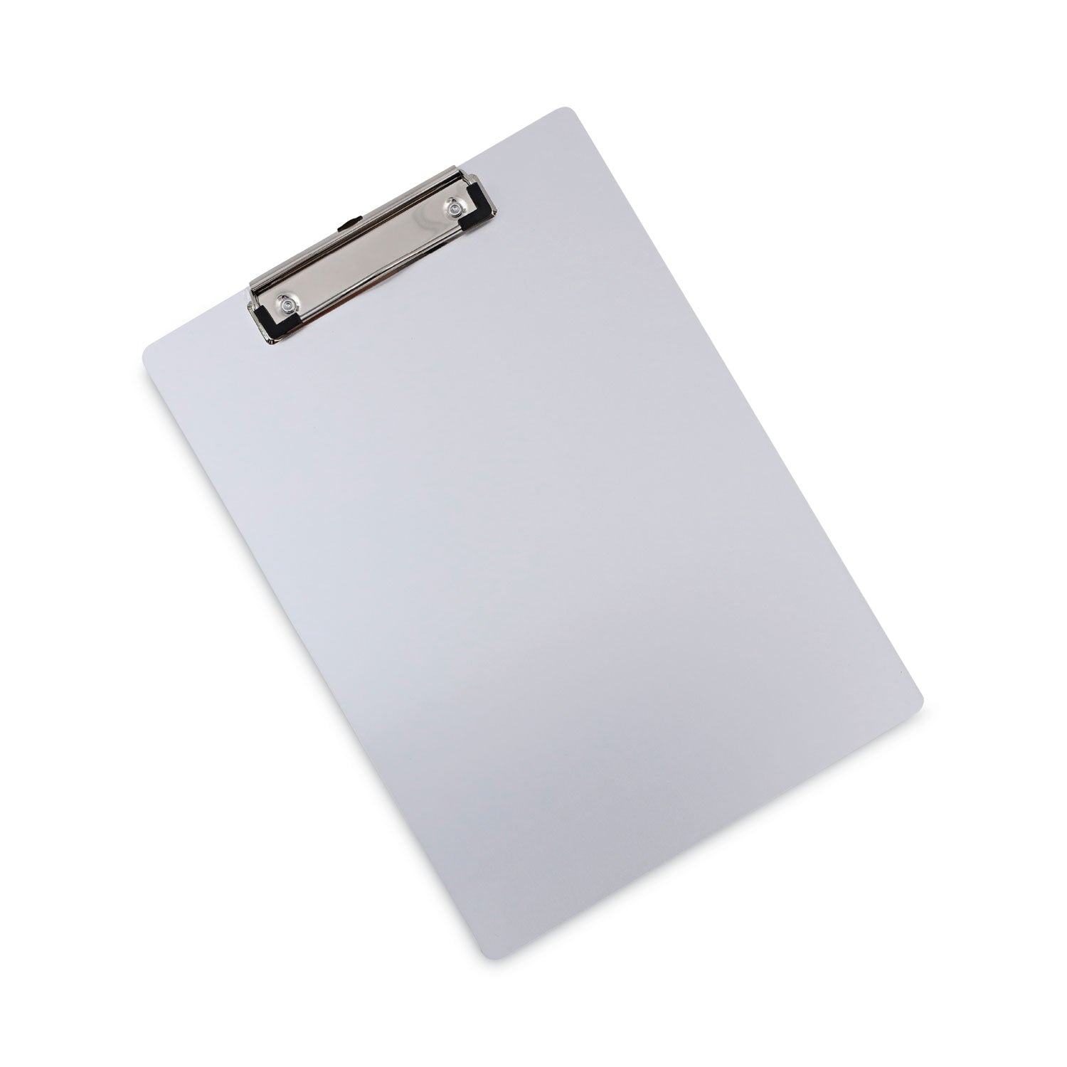 aluminum-clipboard-with-low-profile-clip-05-clip-capacity-holds-85-x-11-sheets-aluminum_unv40301 - 2