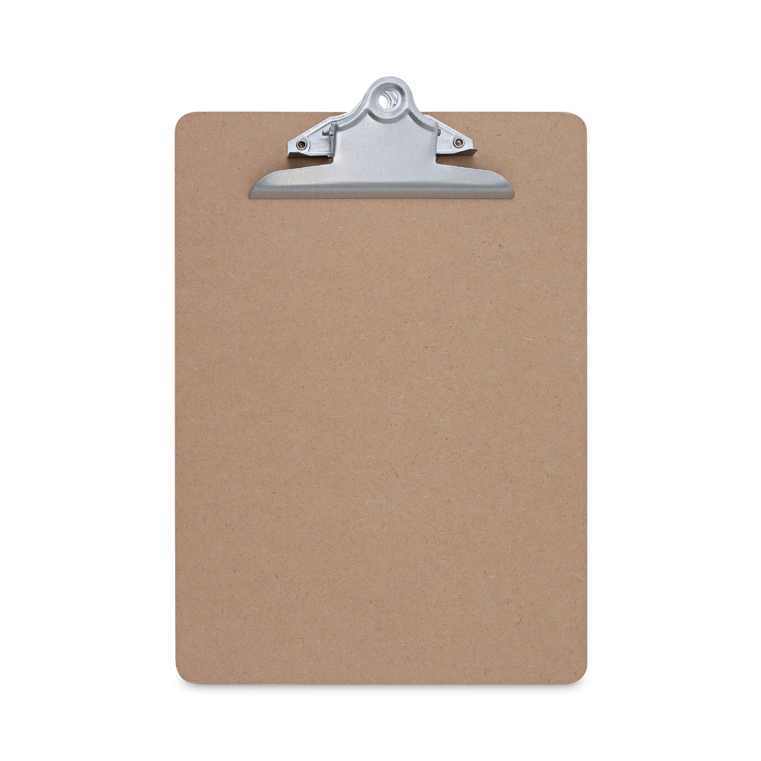 hardboard-clipboard-125-clip-capacity-holds-85-x-11-sheets-brown-3-pack_unv40304vp - 1