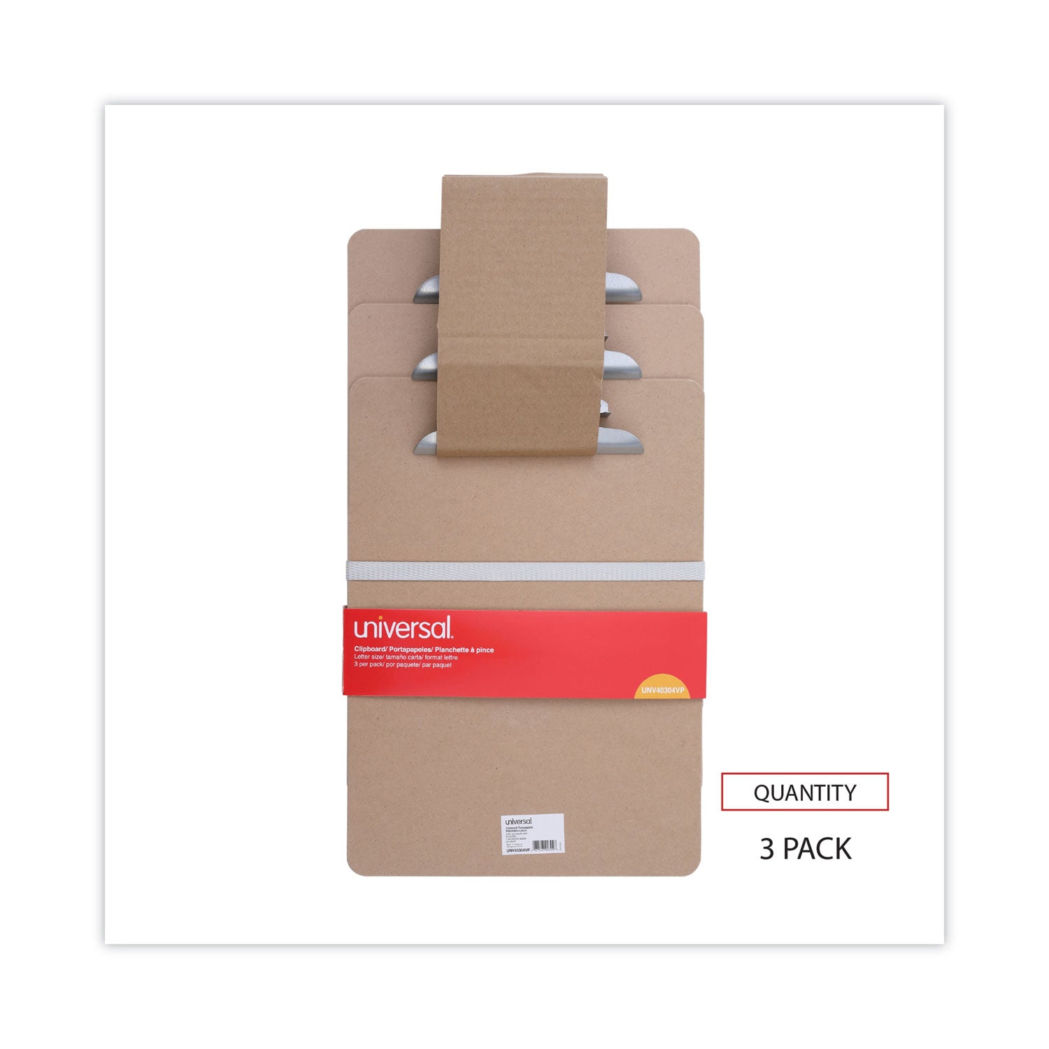hardboard-clipboard-125-clip-capacity-holds-85-x-11-sheets-brown-3-pack_unv40304vp - 2