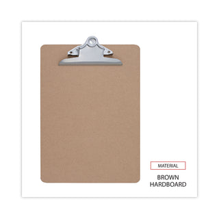 hardboard-clipboard-125-clip-capacity-holds-85-x-11-sheets-brown-3-pack_unv40304vp - 5