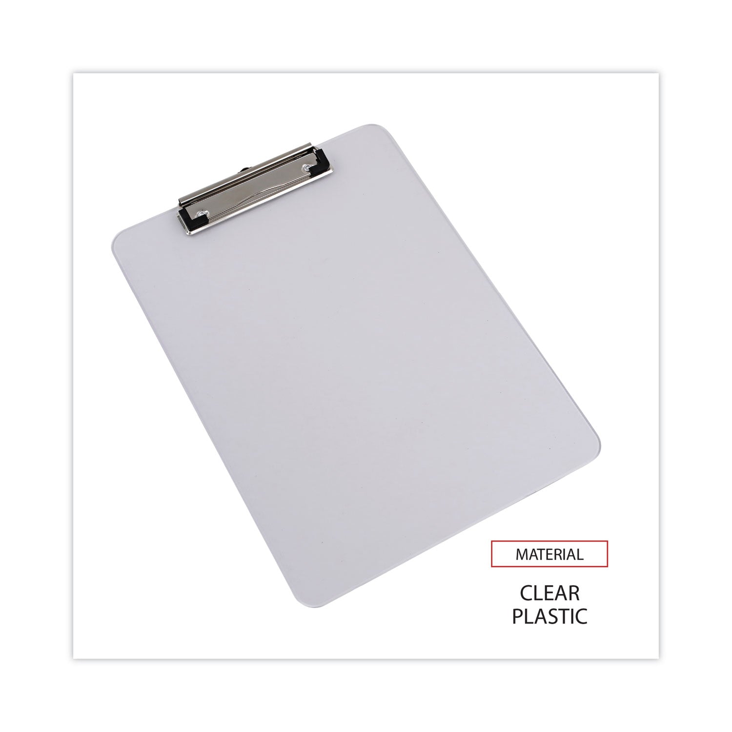 plastic-clipboard-with-low-profile-clip-05-clip-capacity-holds-85-x-11-sheets-clear_unv40310 - 5