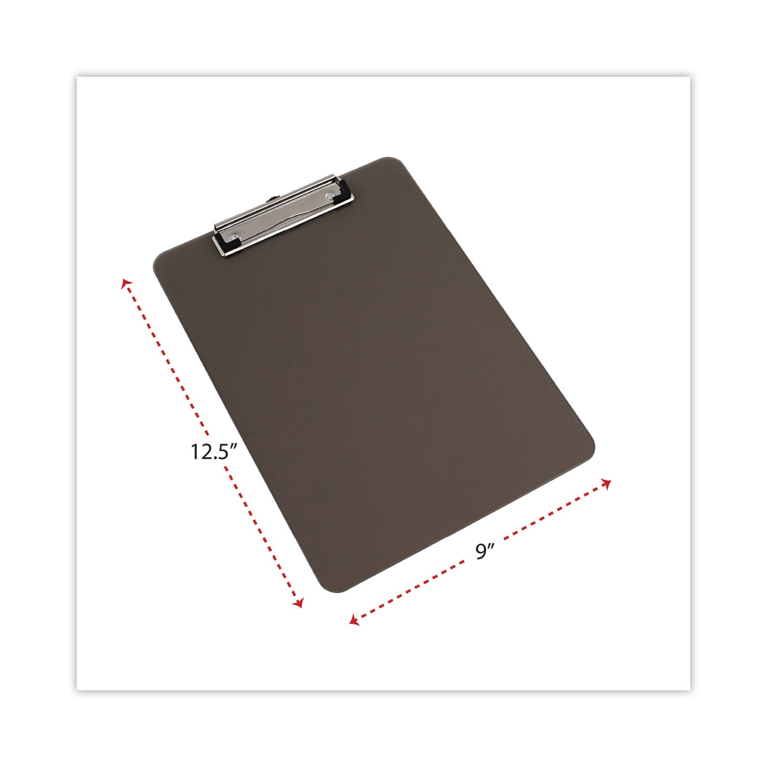 plastic-clipboard-with-low-profile-clip-05-clip-capacity-holds-85-x-11-sheets-translucent-black_unv40311 - 3