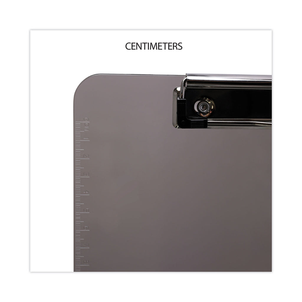 plastic-clipboard-with-low-profile-clip-05-clip-capacity-holds-85-x-11-sheets-translucent-black_unv40311 - 8