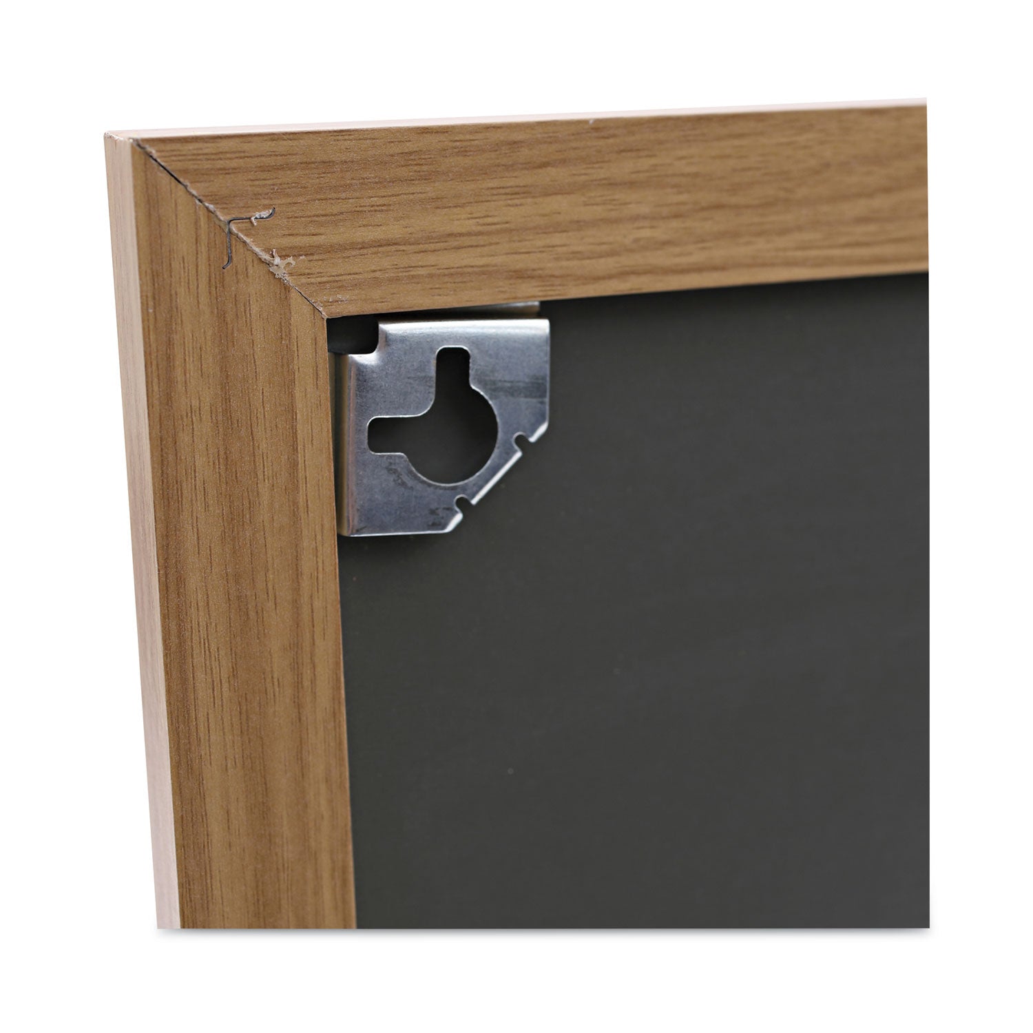 Cork Board with Oak Style Frame, 24 x 18, Tan Surface - 