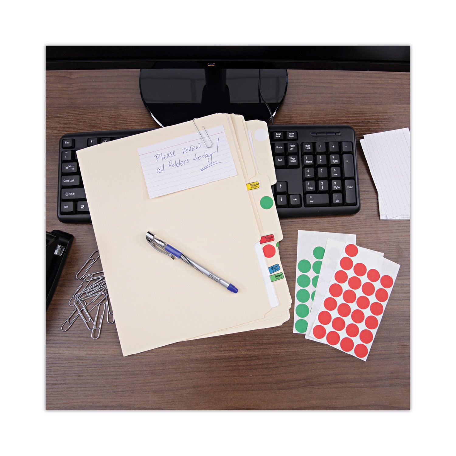 Ruled Index Cards, 3 x 5, White, 100/Pack