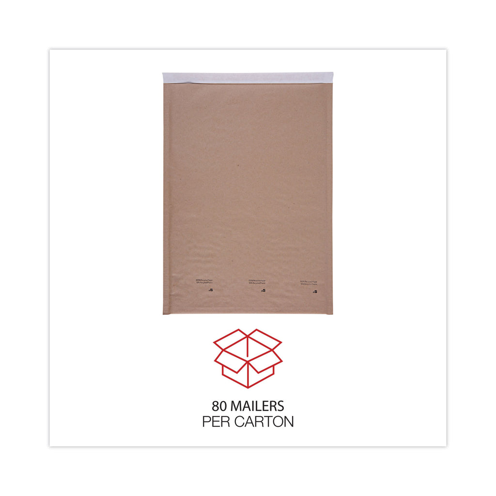 natural-self-seal-cushioned-mailer-#5-barrier-bubble-air-cell-cushion-self-adhesive-closure-105-x-16-kraft-80-carton_unv62264 - 5