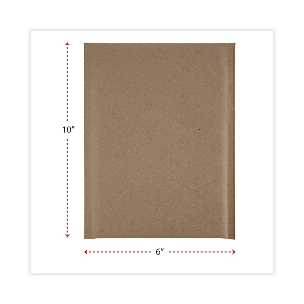 natural-self-seal-cushioned-mailer-#0-barrier-bubble-air-cell-cushion-self-adhesive-closure-6-x-10-kraft-200-carton_unv62425 - 3