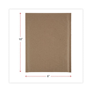 natural-self-seal-cushioned-mailer-#0-barrier-bubble-air-cell-cushion-self-adhesive-closure-6-x-10-kraft-200-carton_unv62425 - 3