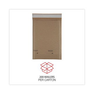 natural-self-seal-cushioned-mailer-#0-barrier-bubble-air-cell-cushion-self-adhesive-closure-6-x-10-kraft-200-carton_unv62425 - 5