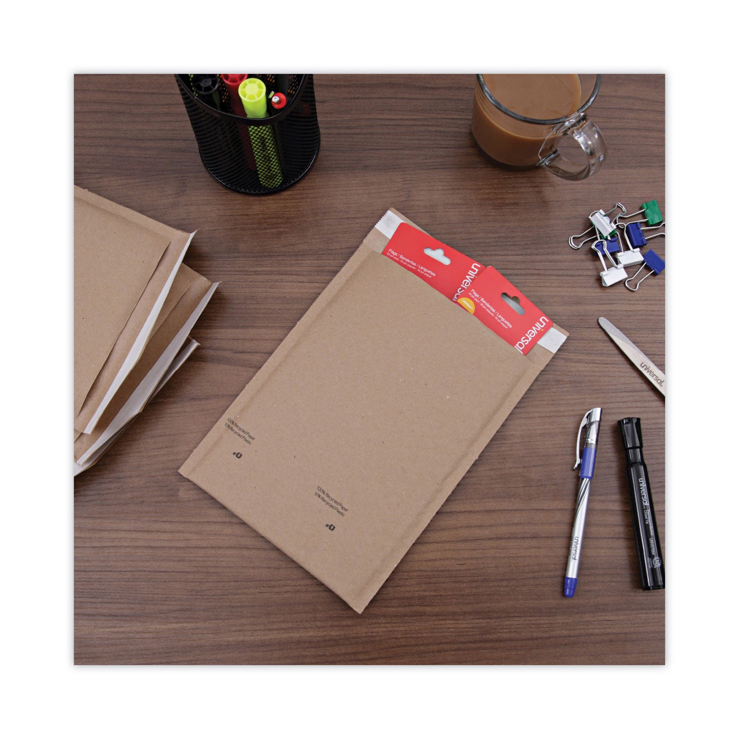 natural-self-seal-cushioned-mailer-#0-barrier-bubble-air-cell-cushion-self-adhesive-closure-6-x-10-kraft-200-carton_unv62425 - 7