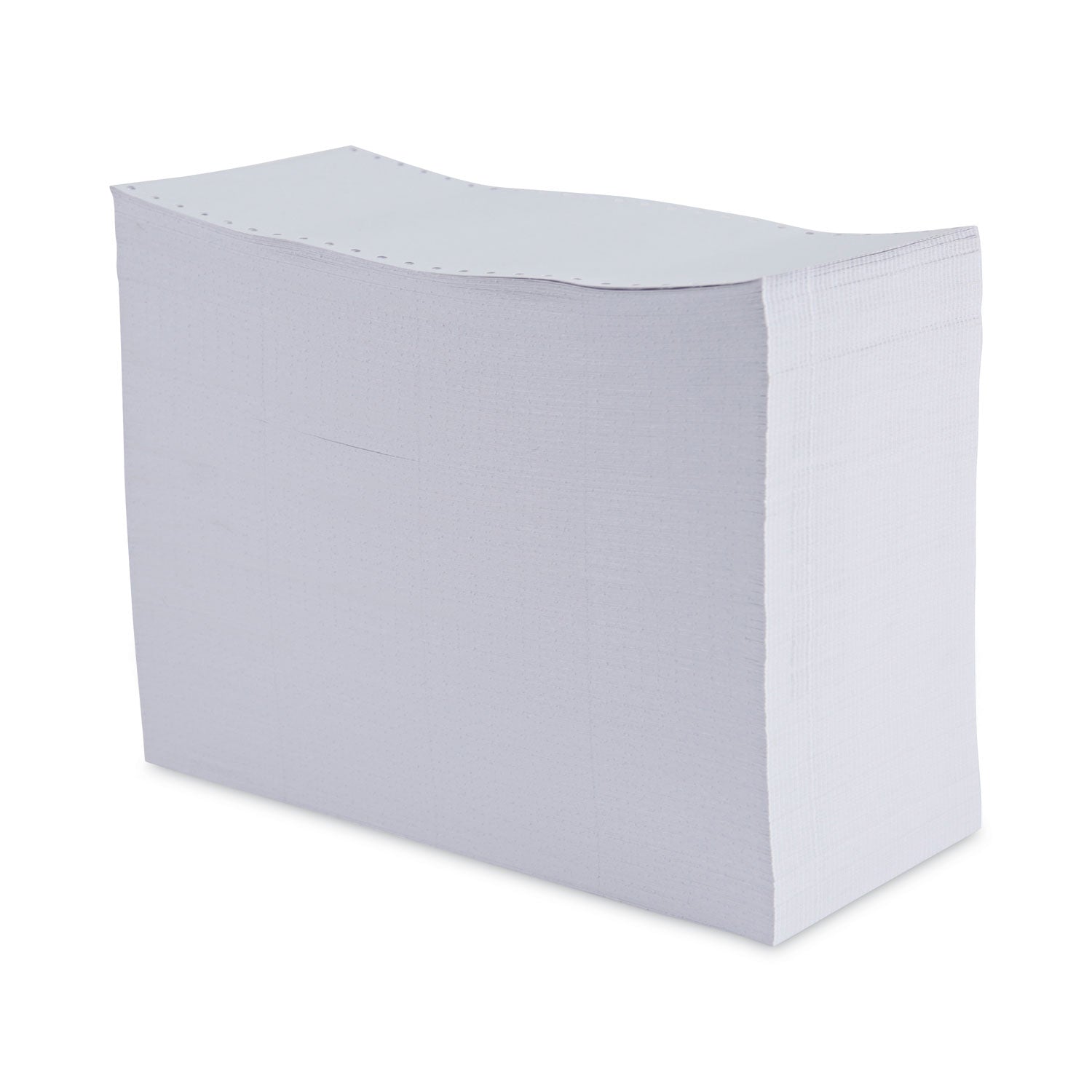 Continuous-Feed Index Cards, Unruled, 3 x 5, White, 4,000/Carton - 