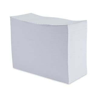Continuous-Feed Index Cards, Unruled, 3 x 5, White, 4,000/Carton - 