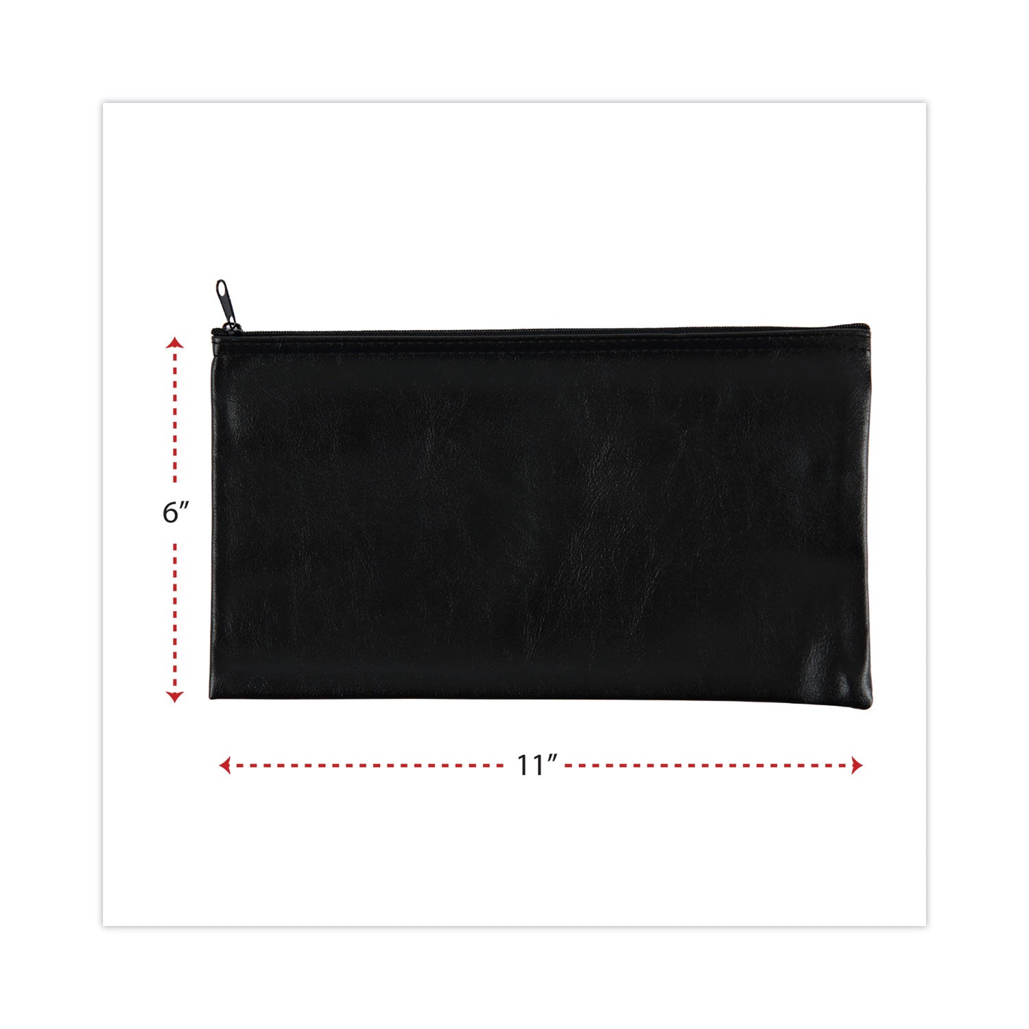 zippered-wallets-cases-leatherette-pu-11-x-6-black-2-pack_unv69021 - 3