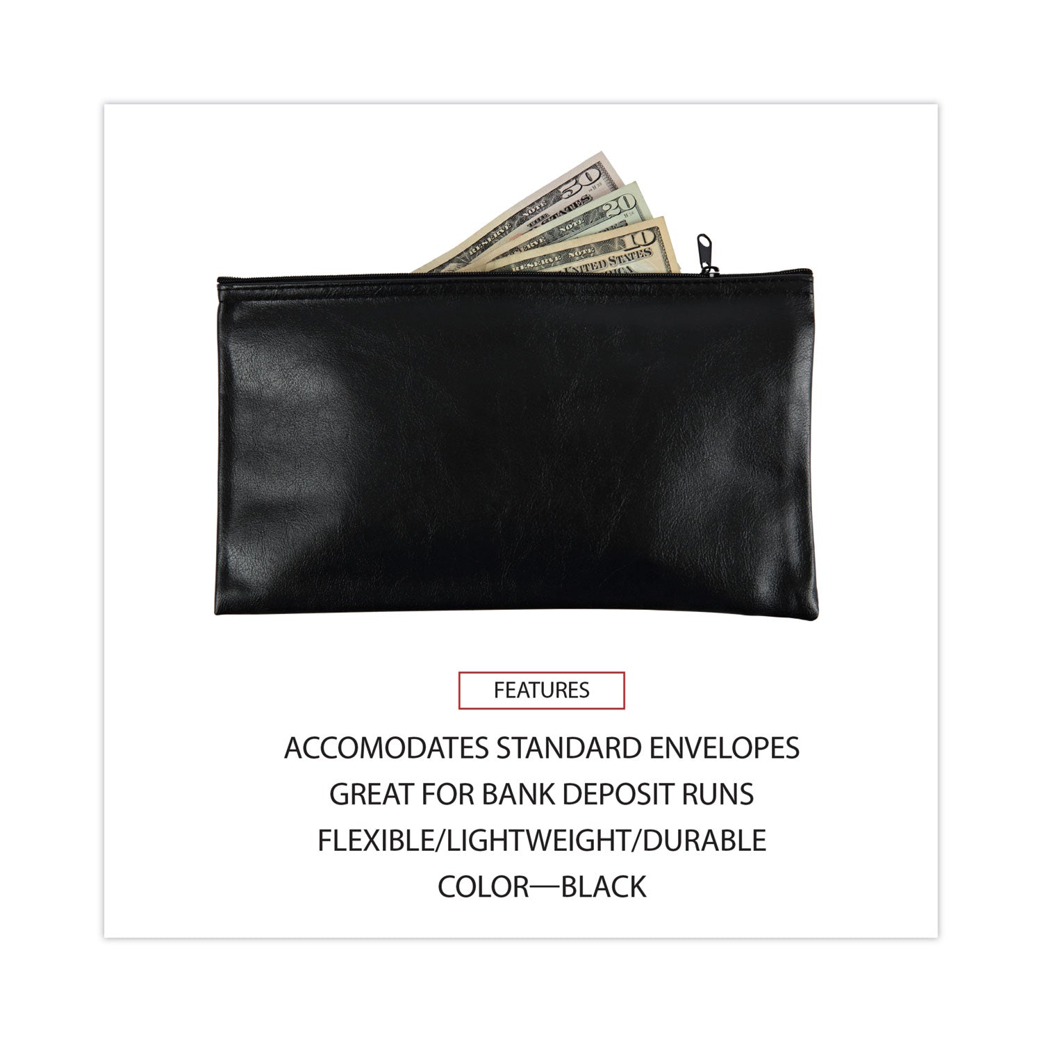 zippered-wallets-cases-leatherette-pu-11-x-6-black-2-pack_unv69021 - 4