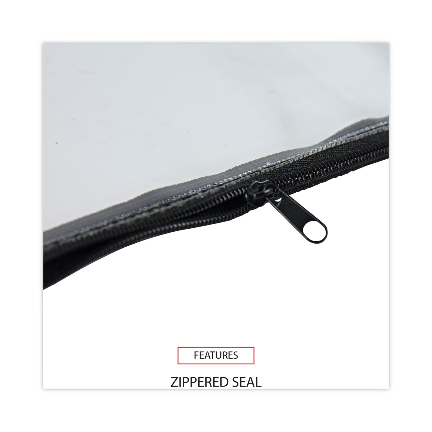 zippered-wallets-cases-leatherette-pu-11-x-6-clear-black-2-pack_unv69026 - 7