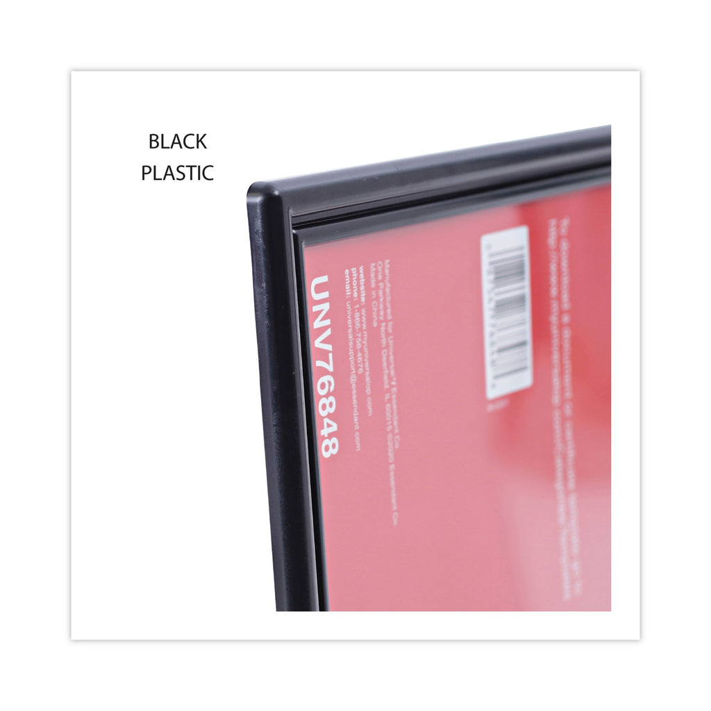 All Purpose Document Frame, 8.5 x 11 Insert, Black, 3/Pack