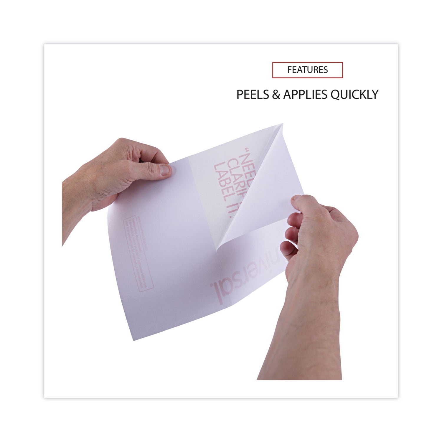 White Labels, Inkjet/Laser Printers, 5.5 x 8.5, White, 2/Sheet, 100 Sheets/Pack - 