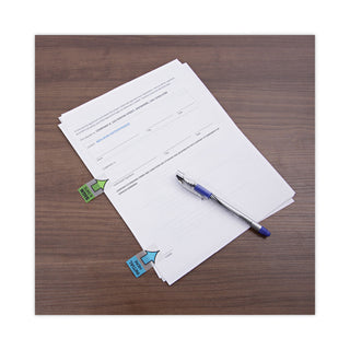 deluxe-message-arrow-flags-initial-here-blue-100-pack_unv99009 - 5