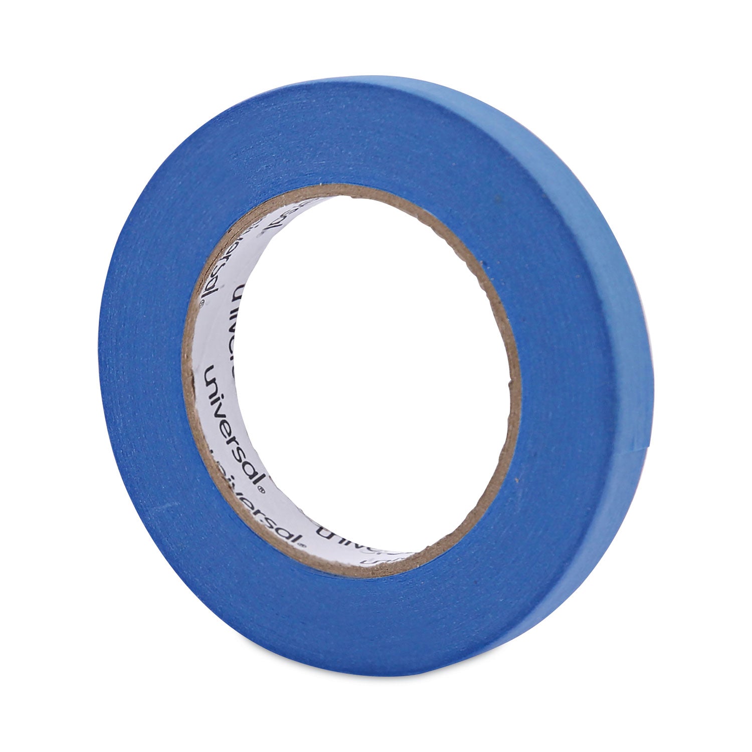 Premium Blue Masking Tape with UV Resistance, 3" Core, 18 mm x 54.8 m, Blue, 2/Pack - 