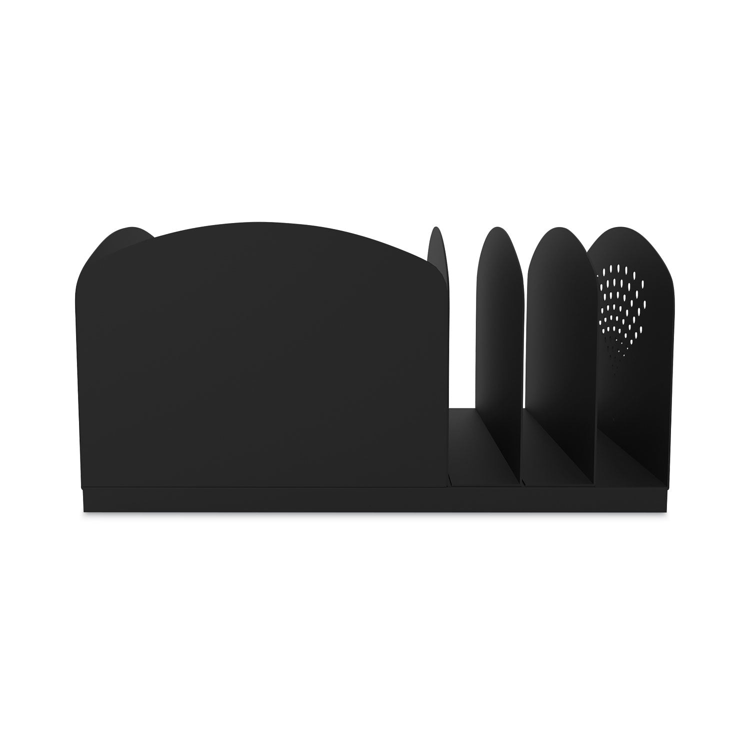 Safco 3 & 3 Combination Rack Desktop Organizers - 6 Compartment(s) - 3 Divider(s) - 3 Tier(s) - 8.3" Height x 16.3" Width x 11.3" DepthDesktop - Powder Coated - Black - Steel - 1 Each