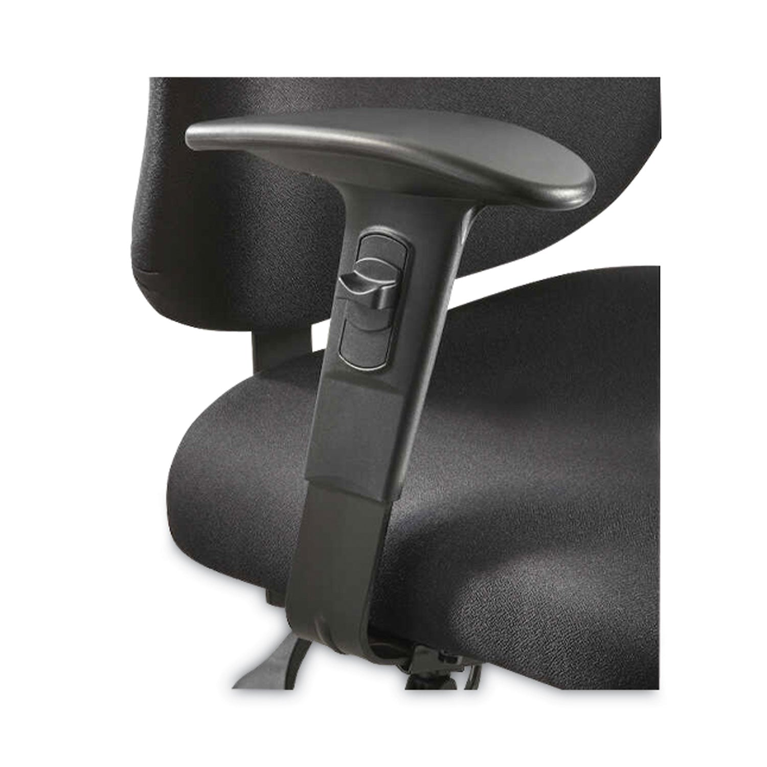 Alday Intensive-Use Chair, Supports Up to 500 lb, 17.5" to 20" Seat Height, Black - 