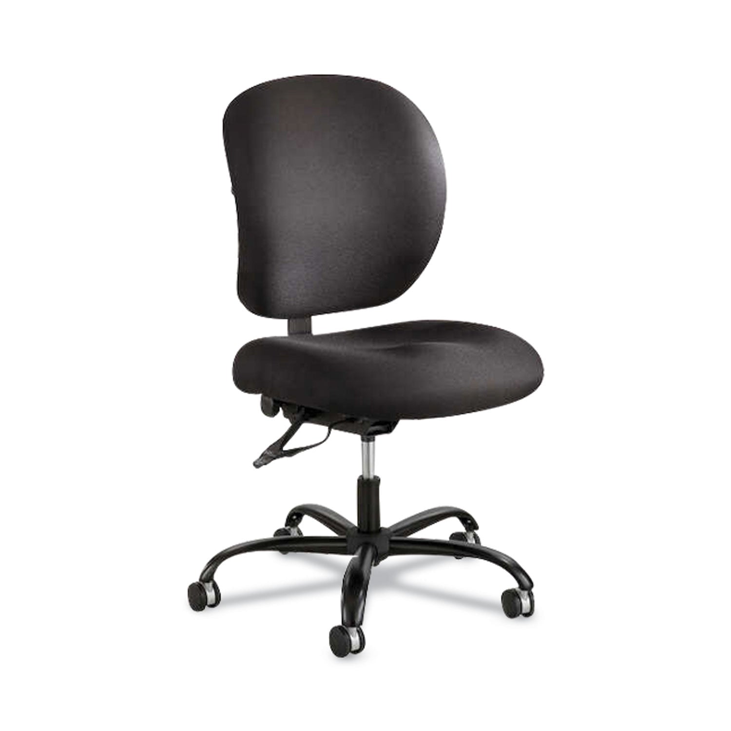 Alday Intensive-Use Chair, Supports Up to 500 lb, 17.5" to 20" Seat Height, Black - 