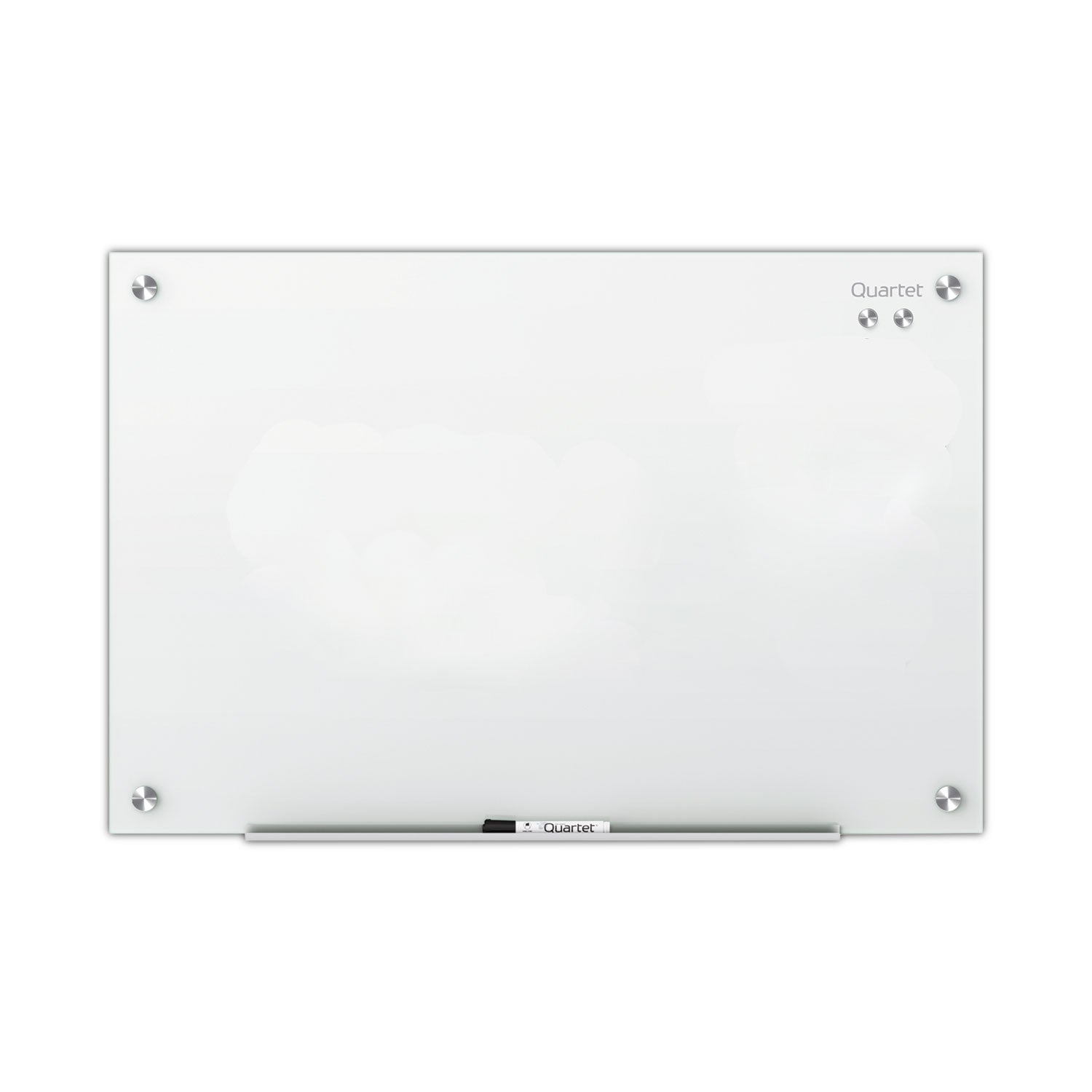 Infinity Glass Marker Board, 48 x 36, White Surface - 