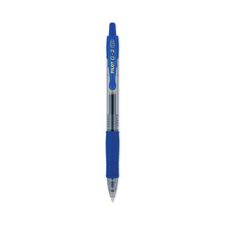 G2 Premium Gel Pen, Retractable, Bold 1 mm, Blue Ink, Smoke/Blue Barrel, Dozen