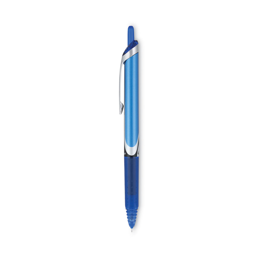 Precise V5RT Roller Ball Pen, Retractable, Extra-Fine 0.5 mm, Blue Ink, Blue Barrel