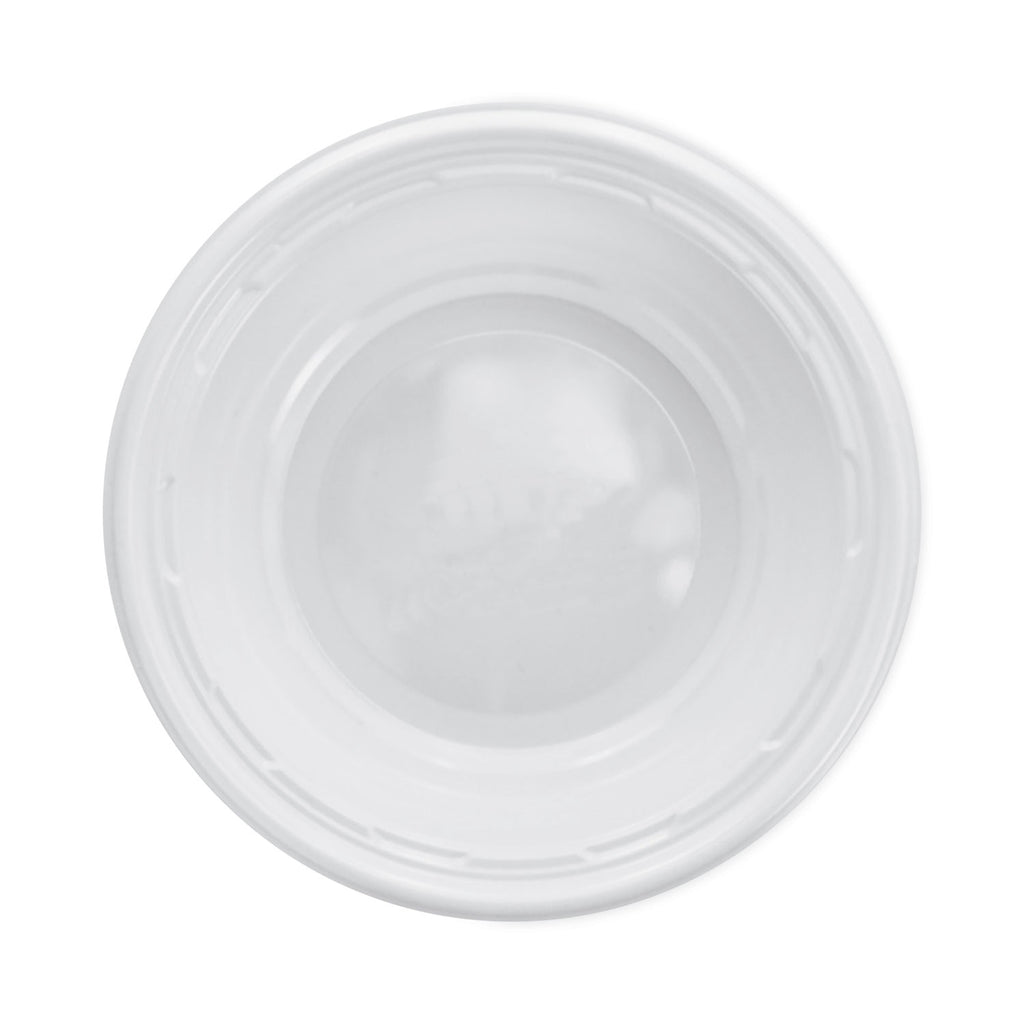 Famous Service Impact Plastic Dinnerware, Bowl, 5 to 6 oz, White, 125/Pack - 