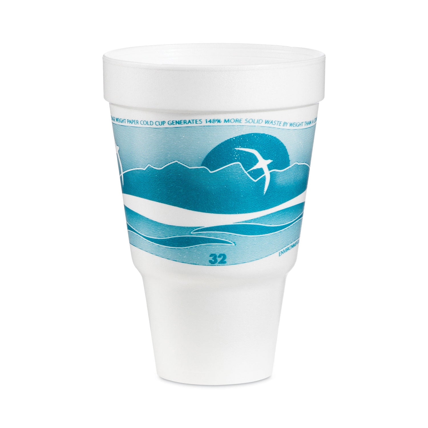 j-cup-insulated-foam-pedestal-cups-32-oz-printed-teal-white-25-sleeve-20-sleeves-carton_dcc32aj32h - 1