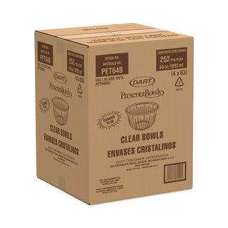 Presentabowl Rnd Plas Bw L 64Oz Cle 4/63