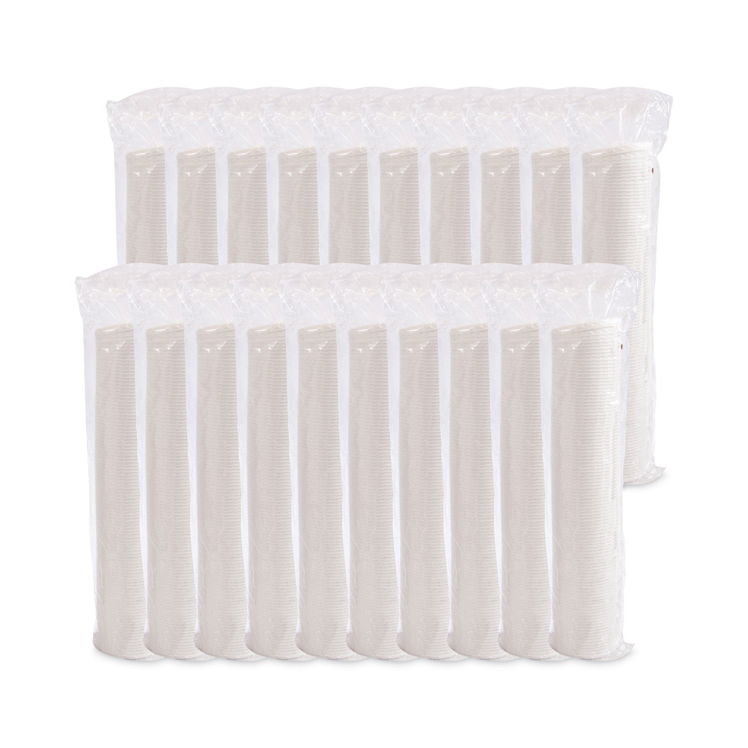 Lift Back and Lock Tab Cup Lids for Foam Cups, Fits 10 oz Trophy Cups, White, 2,000/Carton