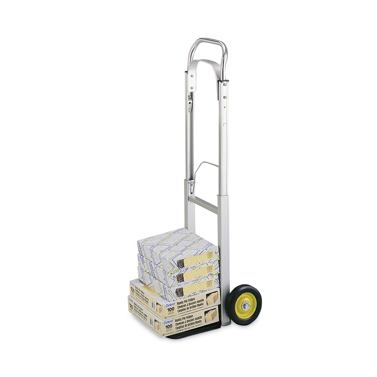 HideAway Aluminum Hand Truck, 250 lb Capacity, 15.5 x 16.5 x 43.5, Aluminum - 