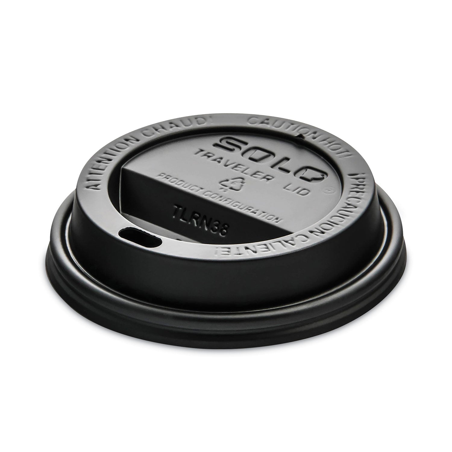 traveler-cappuccino-style-dome-lid-fits-8-oz-cups-black-1000-carton_scctl38b2 - 1