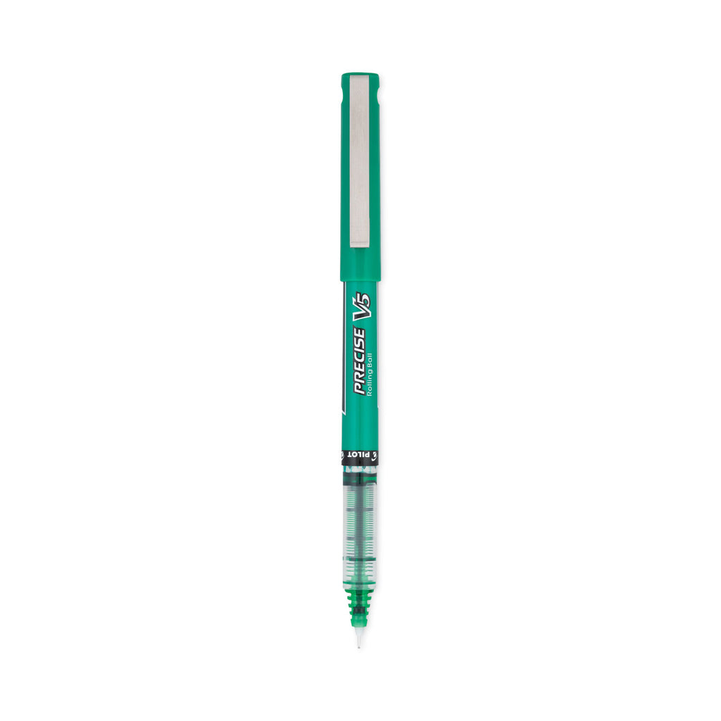 Precise V5 Roller Ball Pen, Stick, Extra-Fine 0.5 mm, Assorted Ink and Barrel Colors, 7/Pack