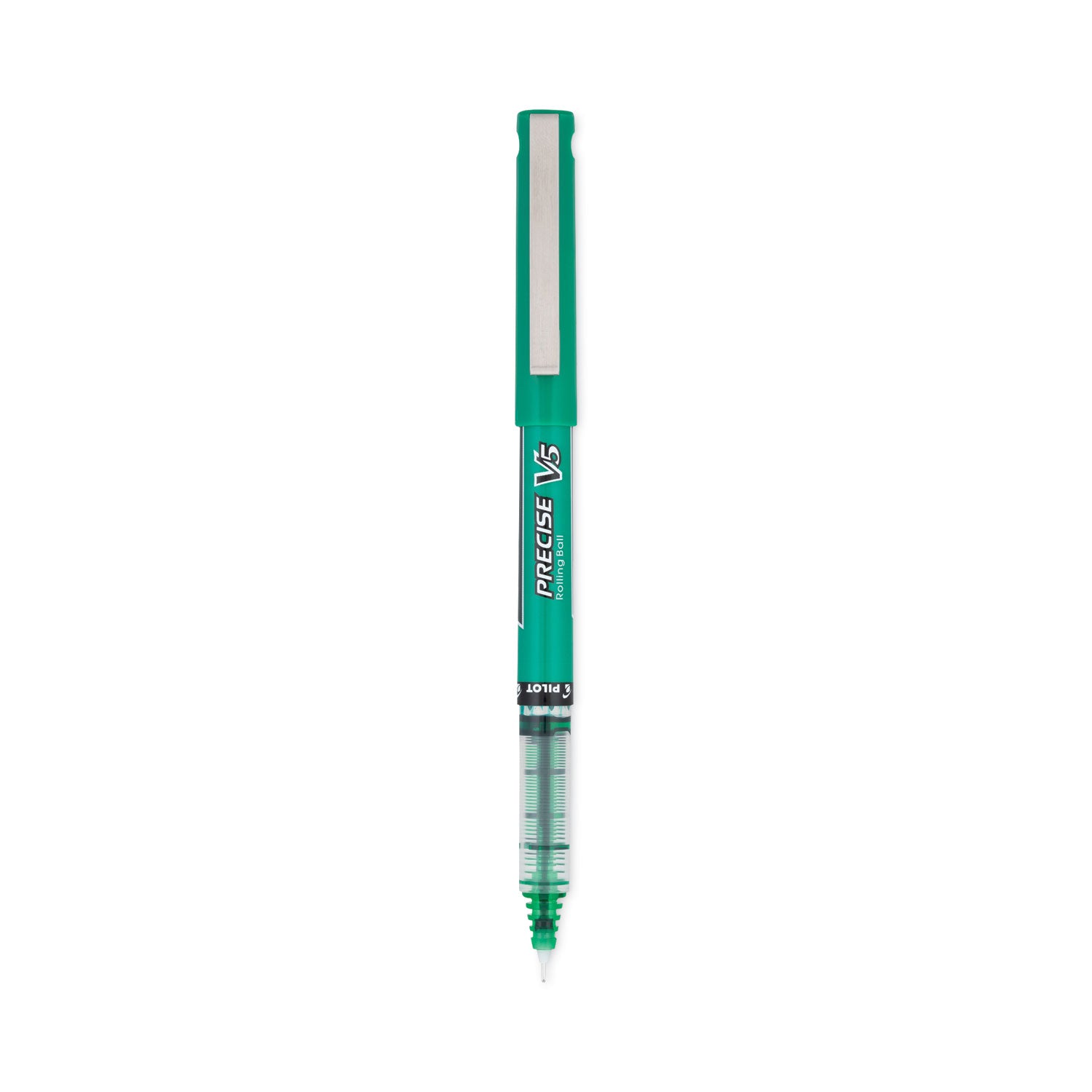 Precise V5 Roller Ball Pen, Stick, Extra-Fine 0.5 mm, Assorted Ink and Barrel Colors, 7/Pack