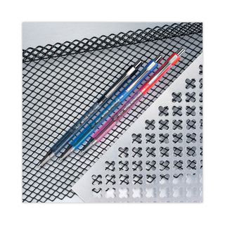 Better Ballpoint Pen, Retractable, Medium 1 mm, Black Ink, Smoke Barrel, Dozen