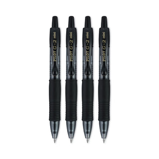 g2-mini-gel-pen-retractable-fine-07-mm-black-ink-smoke-black-barrel-4-pack_pil31734 - 3