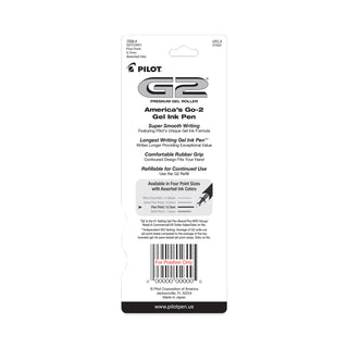 G2 Premium Gel Pen, Retractable, Fine 0.7 mm, Assorted Ink and Barrel Colors, 3/Pack